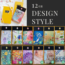 Load image into Gallery viewer, StephyDesignHK Group purchase/ Hand-painted original design scarf with scarf ring noble gift set