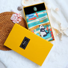 Load image into Gallery viewer, StephyDesignHK "Hong Kong Story" Hand-painted Scarf with Scarf Ring Gift Box