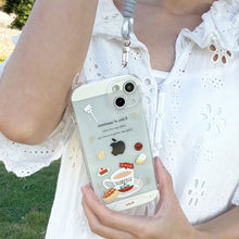 將圖片載入圖庫檢視器 【客製化手機殼】 香港特色美食掛繩手機殼 防撞包邊 透明