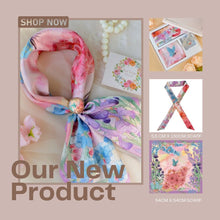 將圖片載入圖庫檢視器 StephyDesignHK【絲巾高級禮盒 】 方巾+髮帶絲巾+絲巾扣 多件套經典禮盒(3入)