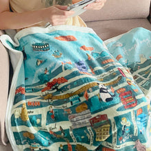 將圖片載入圖庫檢視器 香港記憶 HK MEMORY系列 毛毯 沙發毯 蓋毯子 夏季空調毯子