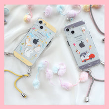 將圖片載入圖庫檢視器 【防摔/iPhone 17/高顏值】MagSafe磁吸 四角防撞掛繩可拆手機殼