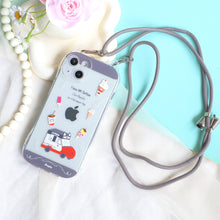 將圖片載入圖庫檢視器 【客製化手機殼】 香港特色美食掛繩手機殼 防撞包邊 透明