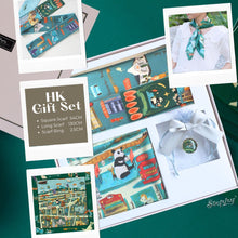 將圖片載入圖庫檢視器 StephyDesignHK 【香港特色】絲巾3件套 方巾+髮帶+絲巾扣