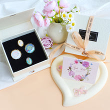 將圖片載入圖庫檢視器 StephyDesignHK【精緻禮盒】四入絲巾扣高級禮盒套裝 | 客製化禮物