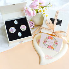 將圖片載入圖庫檢視器 StephyDesignHK【精緻禮盒】四入絲巾扣高級禮盒套裝 | 客製化禮物