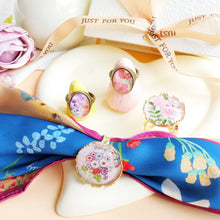 將圖片載入圖庫檢視器 StephyDesignHK【精緻禮盒】四入絲巾扣高級禮盒套裝 | 客製化禮物