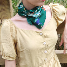 Load image into Gallery viewer, StephyDesignHK "Hong Kong Story" Hand-painted Scarf with Scarf Ring Gift Box