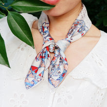 將圖片載入圖庫檢視器 StephyDesignHK 文藝復古絲巾連絲巾扣雅緻禮盒