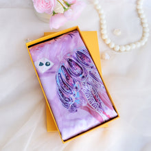 將圖片載入圖庫檢視器 StephyDesignHK  【紫色水母】絲巾+絲巾扣高級禮盒