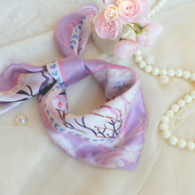 將圖片載入圖庫檢視器 StephyDesignHK  【紫色水母】絲巾+絲巾扣高級禮盒