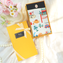 Load image into Gallery viewer, StephyDesignHK "Hong Kong Story" Hand-painted Scarf with Scarf Ring Gift Box
