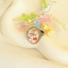 Load image into Gallery viewer, StephyDesignHK "Hong Kong Story" Hand-painted Scarf with Scarf Ring Gift Box