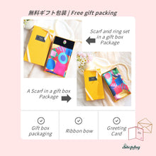 Load image into Gallery viewer, StephyDesignHK Enchanted Fairy Tale Land Scarf & scarf Ring Gift Set
