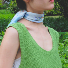 將圖片載入圖庫檢視器 StephyDesignHK  【風信子永遠的愛】絲巾+絲巾扣高貴禮盒