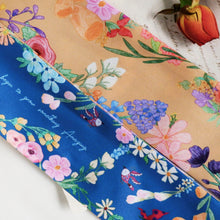 將圖片載入圖庫檢視器 繁花盛開長絲巾飄帶髮帶禮盒配絲巾扣禮盒套裝