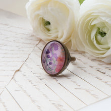 將圖片載入圖庫檢視器 StephyDesignHK  手繪水彩花TWILLY 髮帶絲巾配絲巾扣禮盒 / 領巾 / 長絲巾