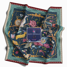 將圖片載入圖庫檢視器 StephyDesignHK 9月生日專屬誕生月絲巾禮盒-生日鑽絲巾扣+ 絲巾禮盒套裝