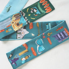 將圖片載入圖庫檢視器 StephyDesignHK 【香港特色】絲巾3件套 方巾+髮帶+絲巾扣