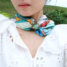 Load image into Gallery viewer, StephyDesignHK Hong Kong Memory scarf with scarf ring gift box | shawl