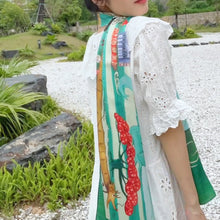 Load image into Gallery viewer, StephyDesignHK Hong Kong Memory scarf with scarf ring gift box | shawl