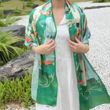 Load image into Gallery viewer, StephyDesignHK Hong Kong Memory scarf with scarf ring gift box | shawl