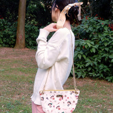 Load image into Gallery viewer, StephyDesignHK Fantasy travel Dual-purpose Crossbody Bag + Kitten Twilly / Clutch Bag 2-Piece Set