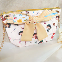 Load image into Gallery viewer, StephyDesignHK Fantasy travel Dual-purpose Crossbody Bag + Kitten Twilly / Clutch Bag 2-Piece Set