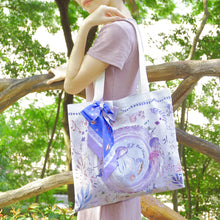 將圖片載入圖庫檢視器 香港維港幻浪 絨毛帆布袋 | 香港托特包 TOTE BAG & TWILLY