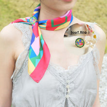 將圖片載入圖庫檢視器 StephyDesignHK 【幾何歡樂】絲巾高級禮盒套裝