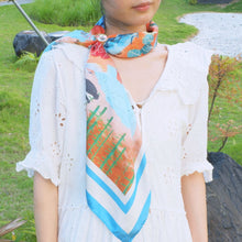 將圖片載入圖庫檢視器 StephyDesignHK 【香港特色】絲巾3件套 方巾+髮帶+絲巾扣