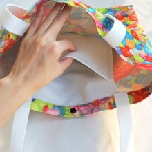 Load image into Gallery viewer, StephyDesignHK Happy Life Cotton Canvas Tote Bag