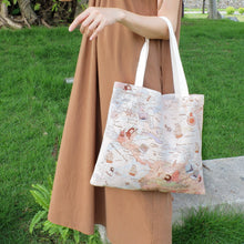 Load image into Gallery viewer, StephyDesignHK WorldMap Printed Tote Bag
