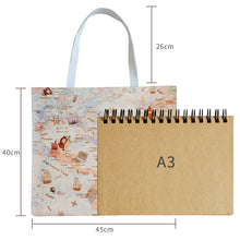 Load image into Gallery viewer, StephyDesignHK WorldMap Printed Tote Bag