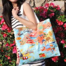 將圖片載入圖庫檢視器 StephyDesignHK <香港山嶼海 >暢遊香港托特包 / Tote Bag