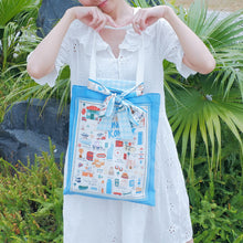 Load image into Gallery viewer, StephyDesignHK - Hong Kong Impressions Plush Tote Bag