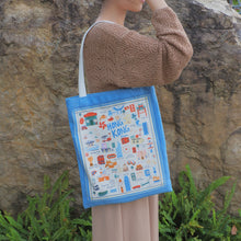 Load image into Gallery viewer, StephyDesignHK - Hong Kong Impressions Plush Tote Bag