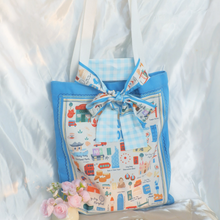 Load image into Gallery viewer, StephyDesignHK - Hong Kong Impressions Plush Tote Bag