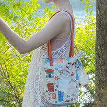Load image into Gallery viewer, StephyDesignHK -  Bucket Tote Bag with a Touch of Hong Kong