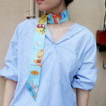 將圖片載入圖庫檢視器 StephyDesignHK  【香港手信 禮物】 香港山嶼海-絲巾Twilly 領帶禮盒套裝(客製禮物)