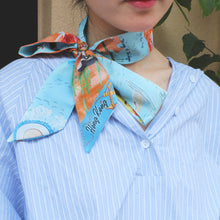 將圖片載入圖庫檢視器 StephyDesignHK  【香港手信 禮物】 香港山嶼海-絲巾Twilly 領帶禮盒套裝(客製禮物)
