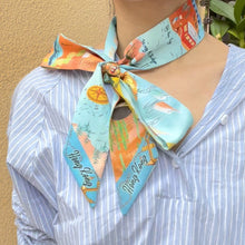 將圖片載入圖庫檢視器 StephyDesignHK  【香港手信 禮物】 香港山嶼海-絲巾Twilly 領帶禮盒套裝(客製禮物)