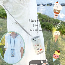 將圖片載入圖庫檢視器 【客製化手機殼】 香港特色美食掛繩手機殼 防撞包邊 透明