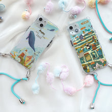 將圖片載入圖庫檢視器 StephyDesignHK 【新登場iPhone17】Magsafe吸磁香港特色地圖插畫掛繩手機殼