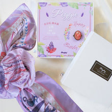 將圖片載入圖庫檢視器 StephyDesignHK 【客製化生日禮物】 專屬名字絲巾扣+ 絲巾禮盒/閨密禮物/字母禮物