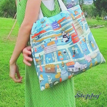 將影片載入圖庫檢視器並播放,香港記憶TOTE BAG |  HK 特色 -灣仔舊貌托特包