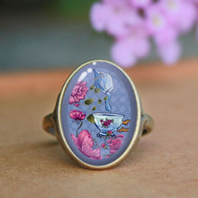 將圖片載入圖庫檢視器 StephyDesignHK 獨家插畫絲巾扣禮物 - 手工打造心意禮品/定製禮物