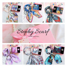 將圖片載入圖庫檢視器 StephyDesignHK【貓貓絲巾禮盒】貓咪絲巾+純銅鍍金貓咪三環絲巾扣 高級禮盒