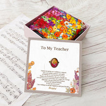 Load image into Gallery viewer, StephyDesignHK 【送老師禮物】為老師打氣* 輕柔絲巾、絲巾扣禮物套裝 - stephydesignhk