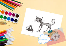 將圖片載入圖庫檢視器 【客製化絲巾禮物】 個人畫作客製絲巾 & 絲巾扣禮盒 / 母親節/ 畢業禮物